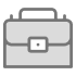 Icon illustration of a briefcase